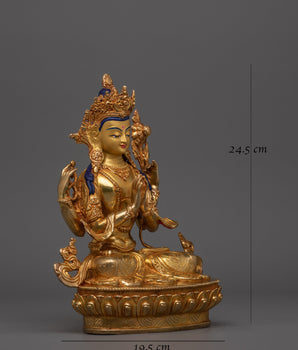 9.6 Inches Chenrezig