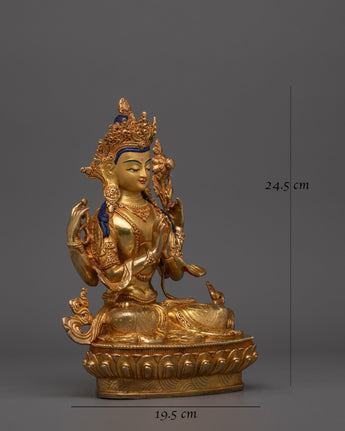 9.6 Inches Chenrezig