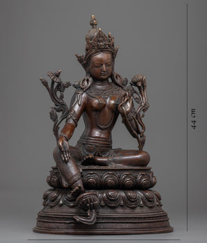 Jetsun Dolma Statue | Tibetan Buddhism Green Tara Statuette
