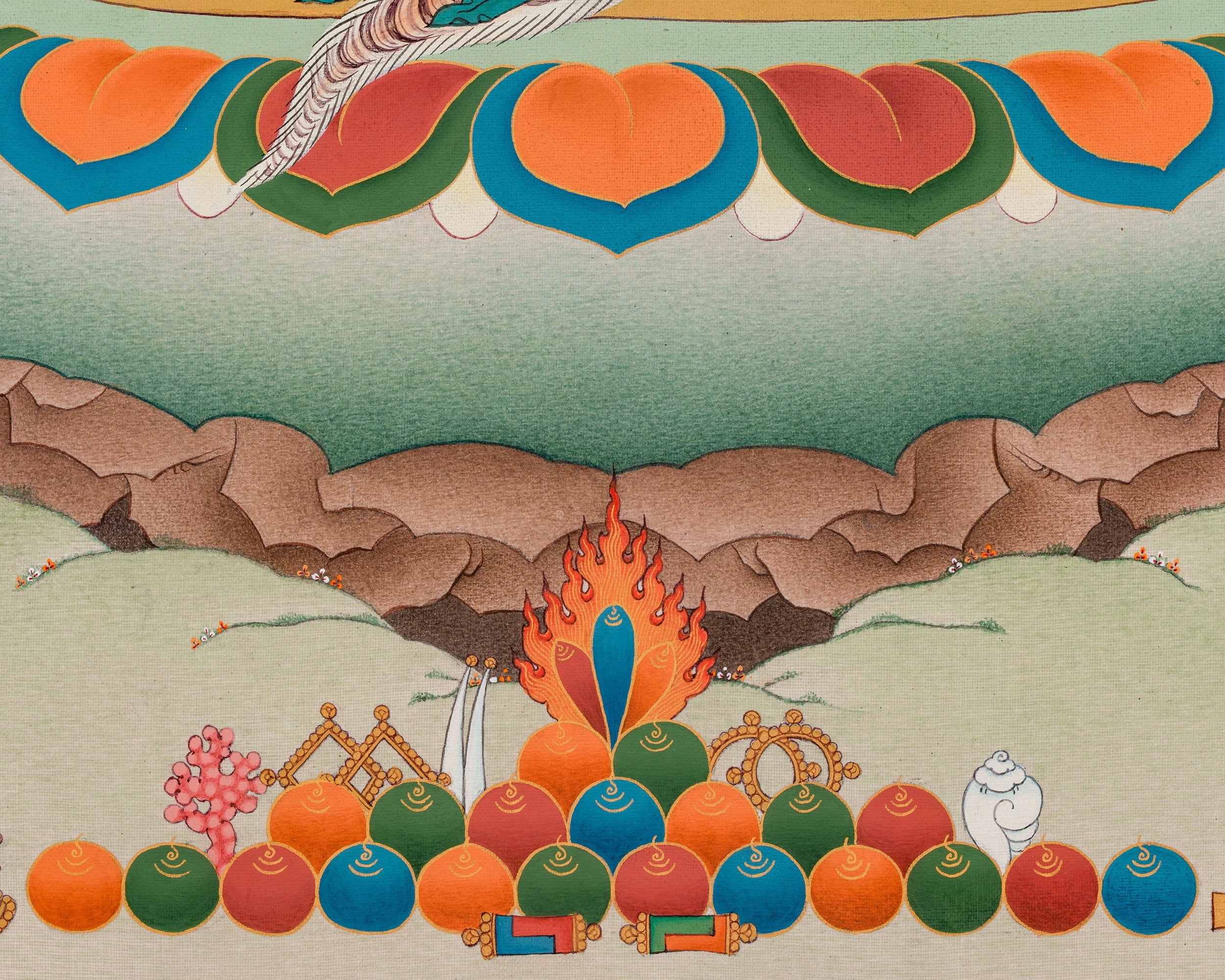 Sacred Acala Canvas Print | Wrathful Guardian of the Dharma