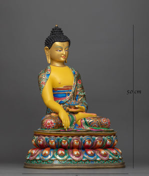 Spiritual sculpture of shakyamuni buddha