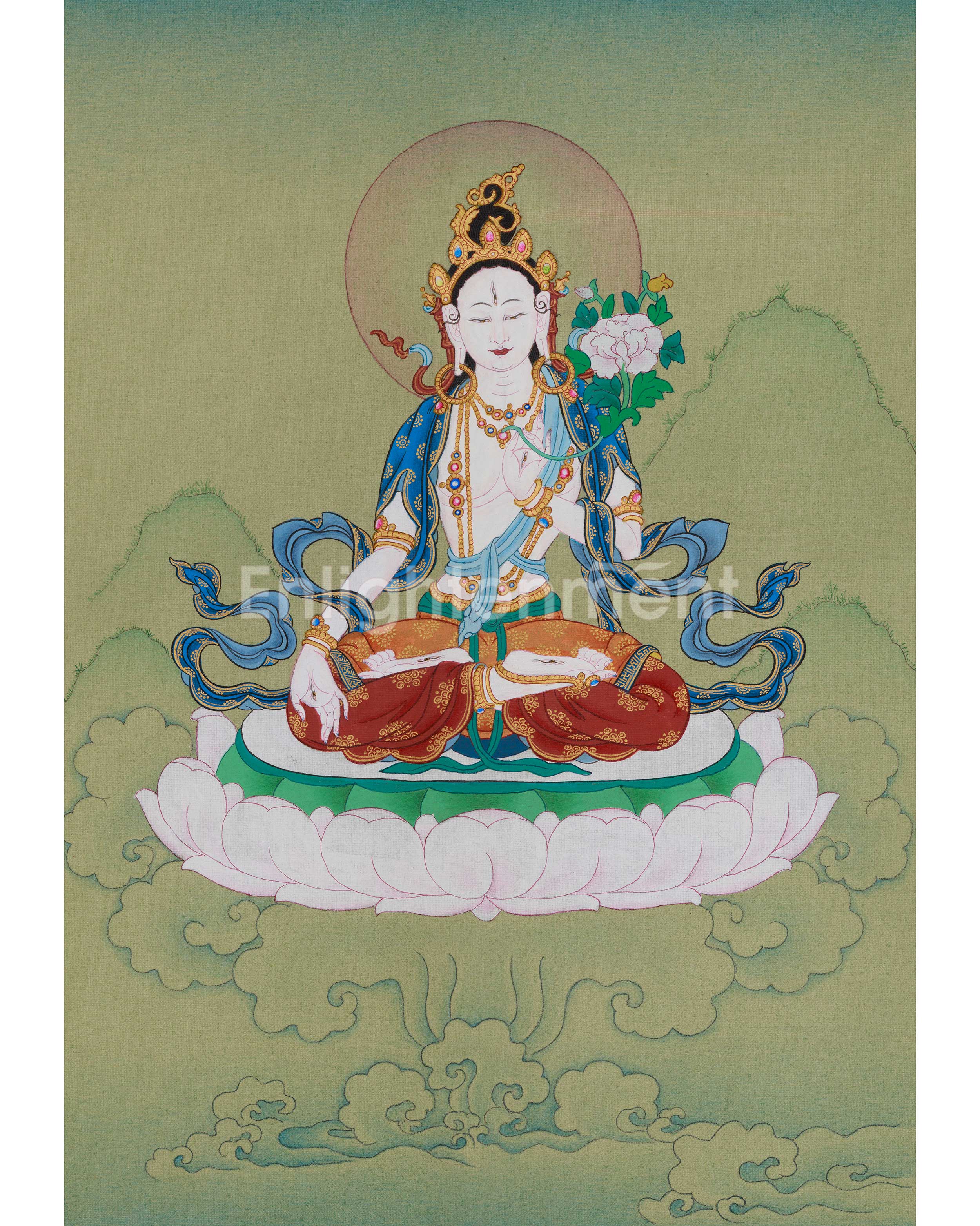 Healing Deity White Tara Artwork 