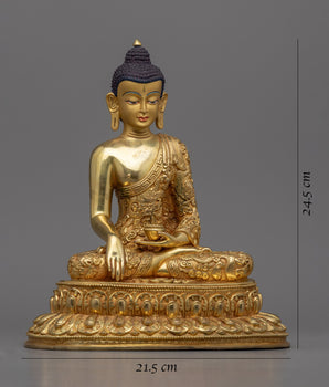 Enlighten Your Space with the Exquisite Siddhartha Shakyamuni Statue | Golden Art