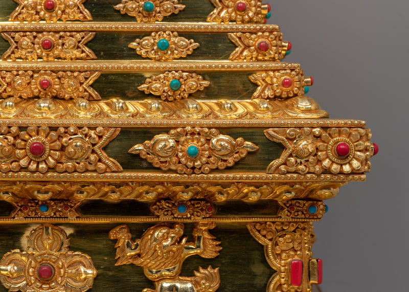 Tibetan Buddhist Enlightenment Stupa | Symbol of Enlightenment and Spiritual Devotion