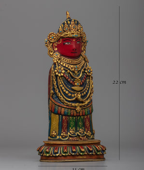 Buddhist Macchindranath Sculpture | Traditional Perfect Artwork for Spiritual Blessings