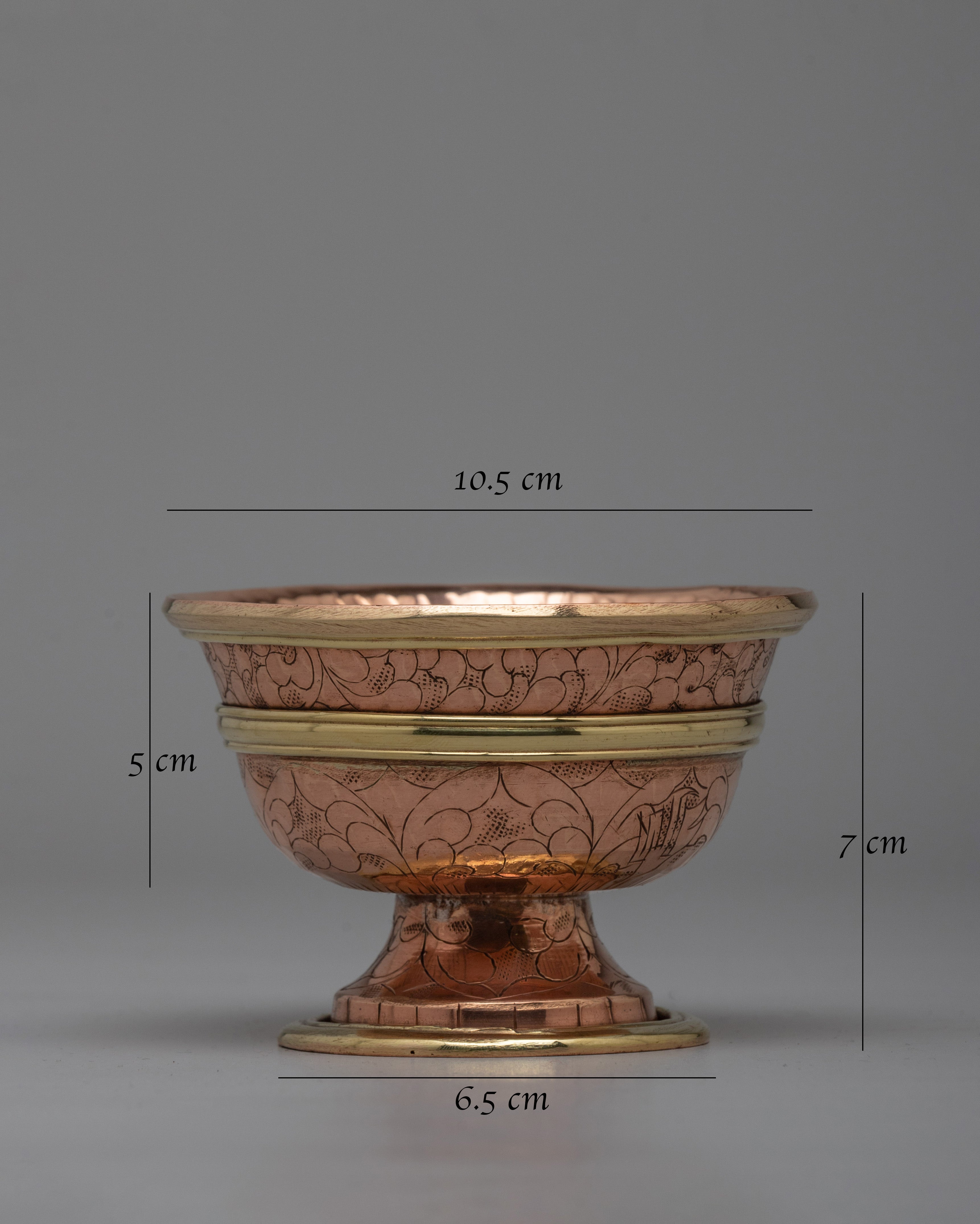Sacred Buddhist Water Offering Bowl Set |  Sacred Tools for Purity and Devotion