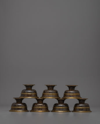Sacred Water Offering Bowl Set