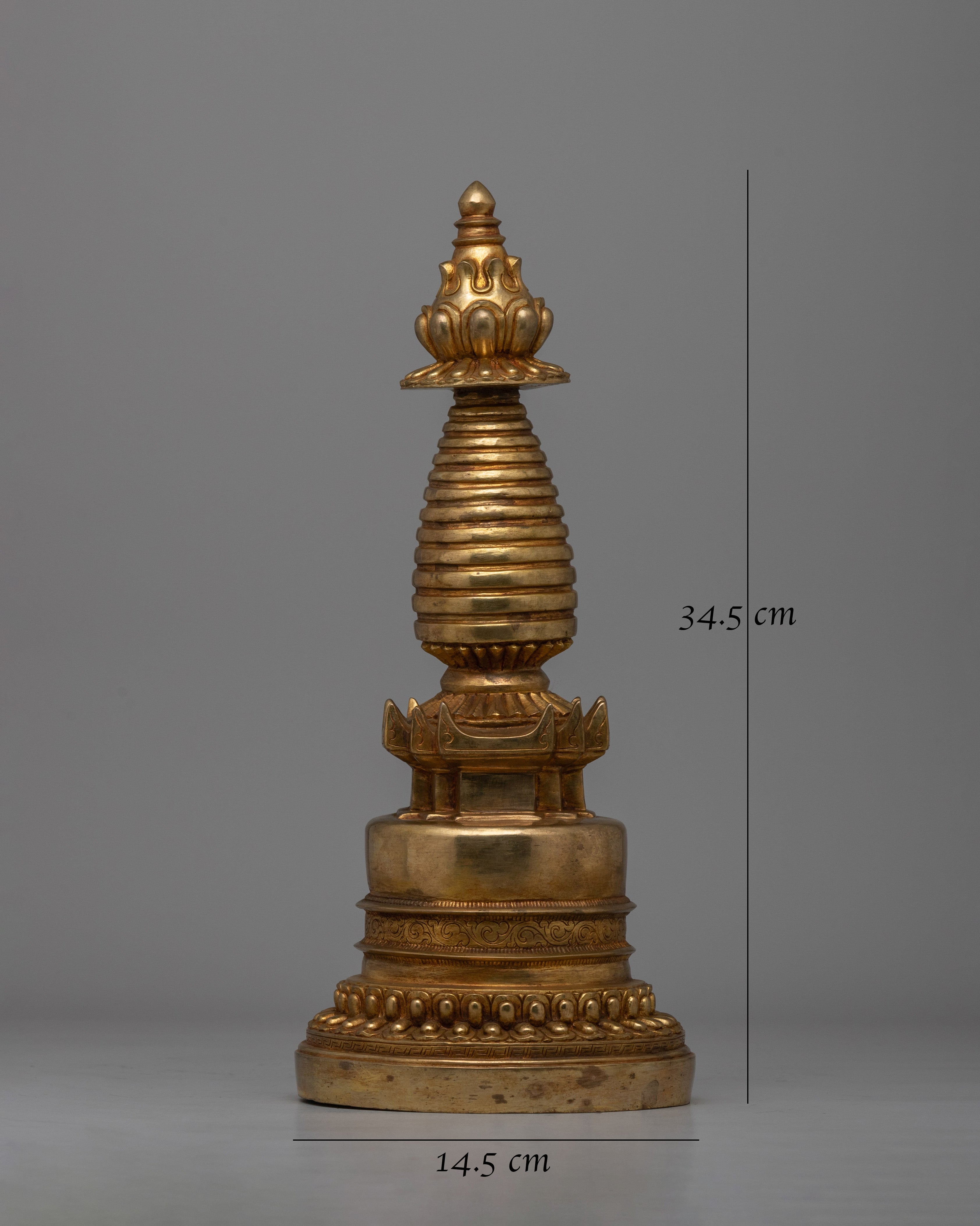 Traditional Kadampa Buddhist Stupa | Tibetan Buddhist Symbol for Spiritual Growth