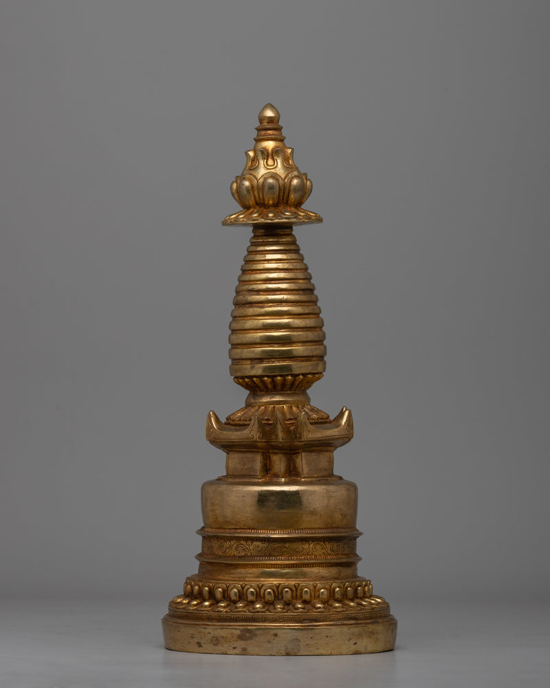 Traditional Kadampa Buddhist Stupa | Tibetan Buddhist Symbol for Spiritual Growth