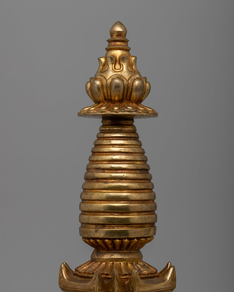 Traditional Kadampa Buddhist Stupa | Tibetan Buddhist Symbol for Spiritual Growth