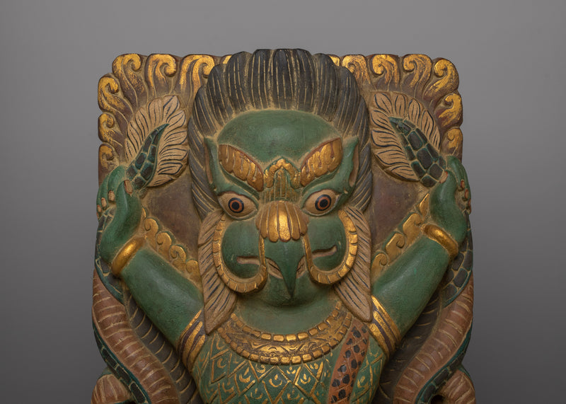 Buddhist Religious Garuda Wall Decor | Traditional Artwork for Blessings and Harmony