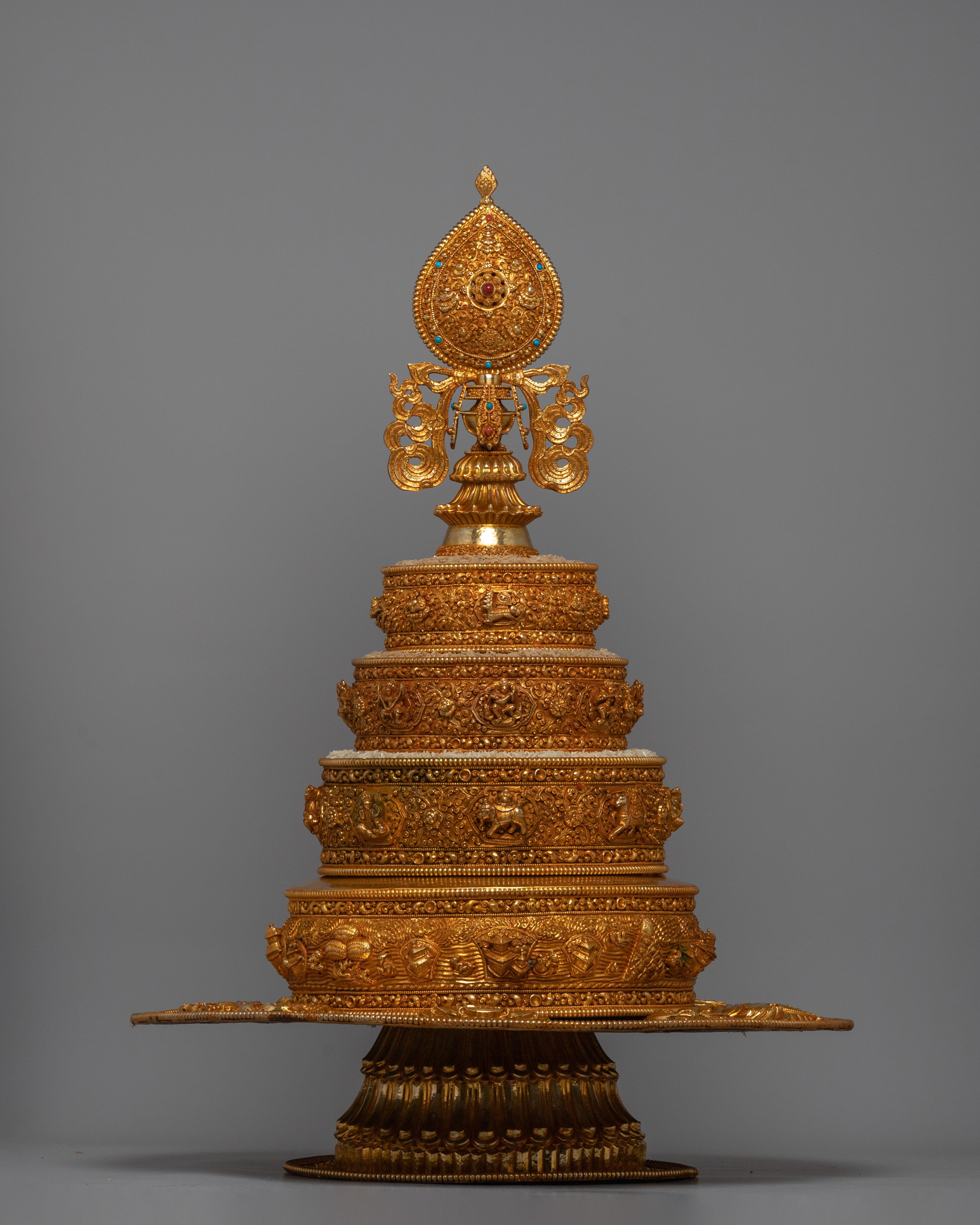 Tibetan Buddhist Mandala Offering Set