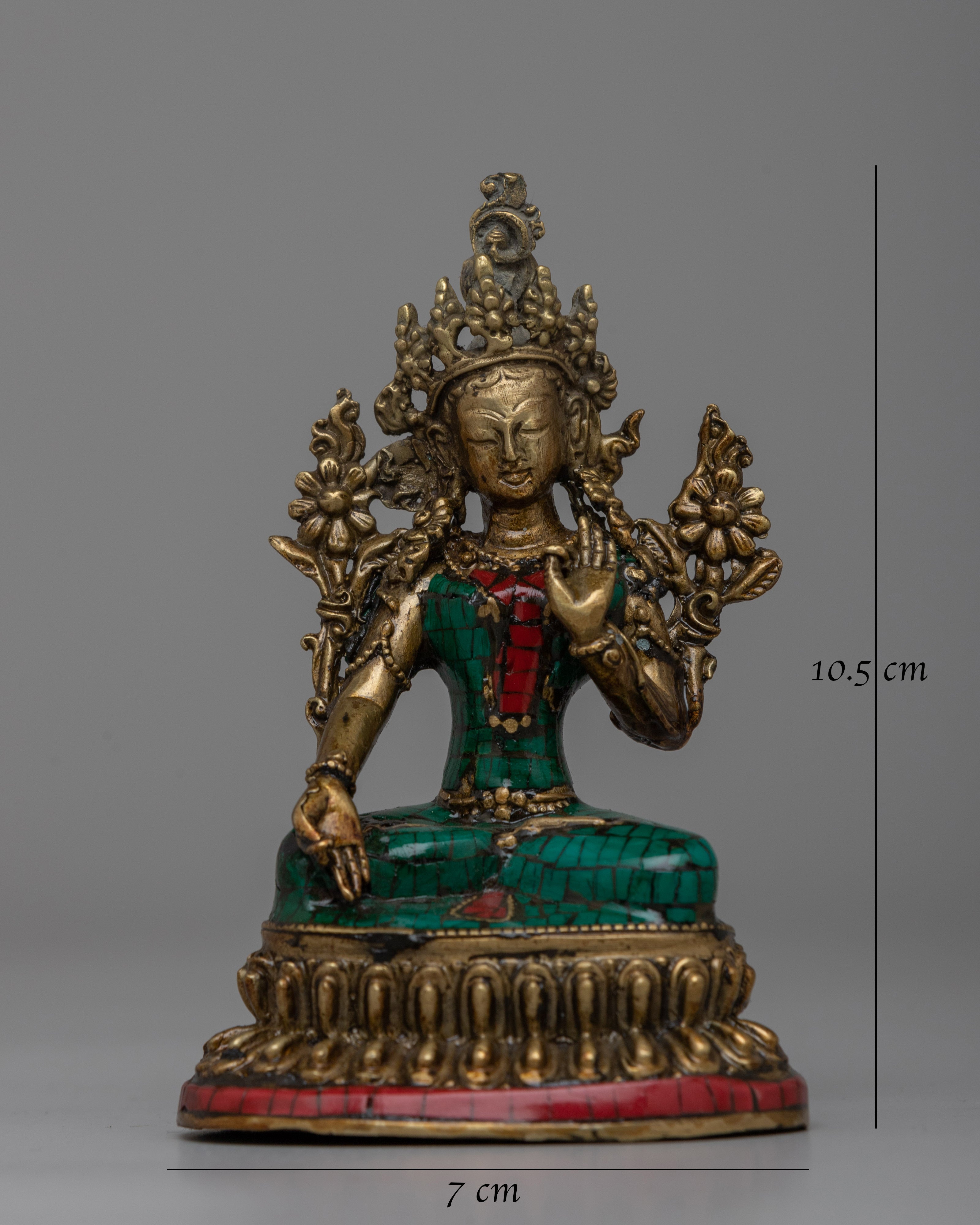 Exquisite Handcrafted White Tara Statue | Perfect for Meditation, Altars, and Spiritual Decor