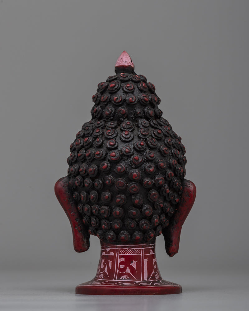 Elevate Your Decor With Red Buddha Head | Spiritual Decor for Meditation & Zen Spaces