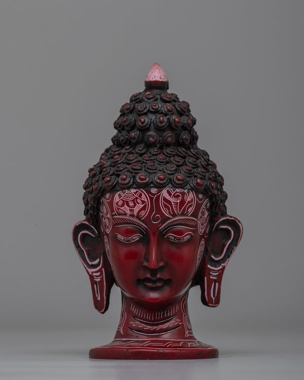 Elevate Your Decor With Red Buddha Head 