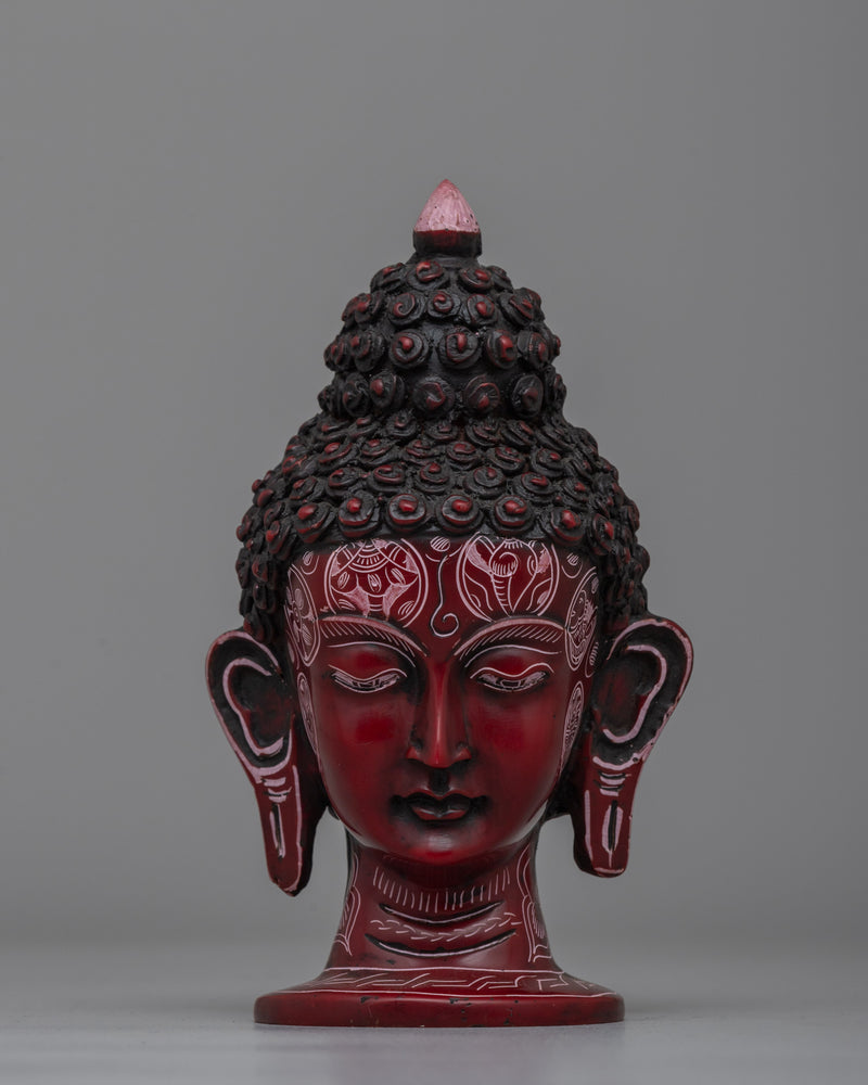 Elevate Your Decor With Red Buddha Head 