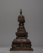 Handmade Tibetan Brass Stupa