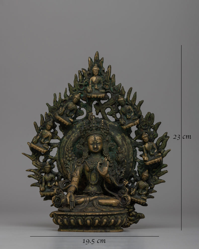 Tibetan White Tara Buddhist Statue | Symbol of Purity and Wisdom for Altar and Rituals