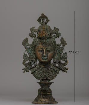 Traditional Tibetan Buddhist Tara Oil Lamp | Spiritual Light for Meditation and Protection