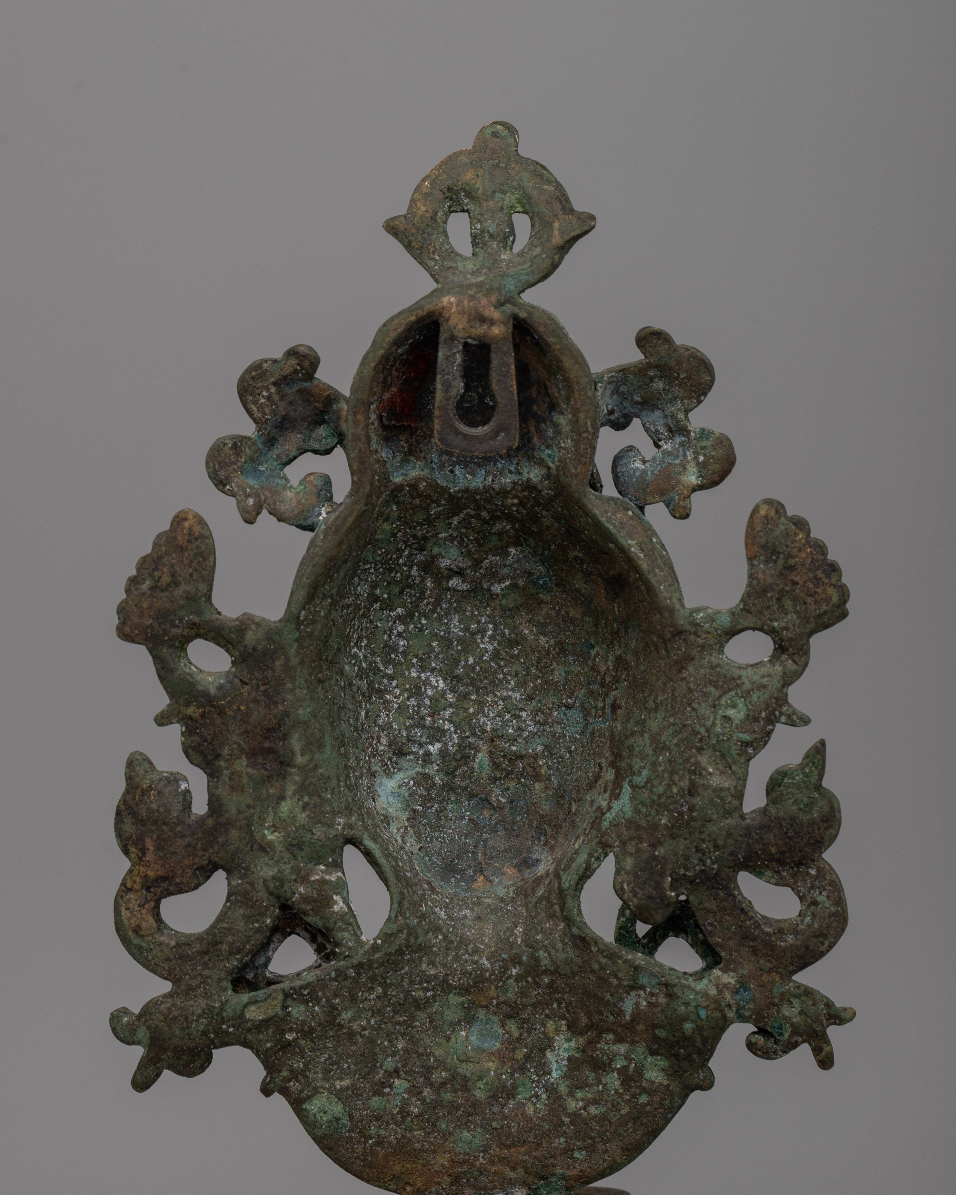 Traditional Tibetan Buddhist Tara Oil Lamp | Spiritual Light for Meditation and Protection