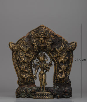 Traditional Buddhist Standing Tara Statue | Symbol of Healing, Compassion, and Wisdom