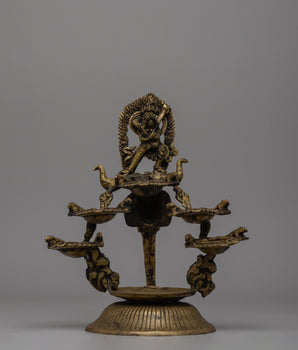 Sacred Brass Oil Lamp