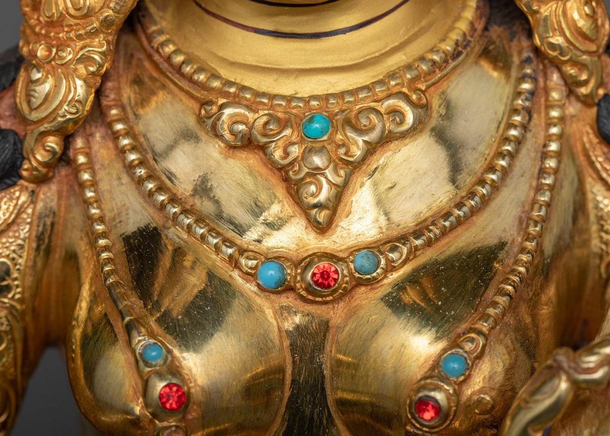 Mother Green Tara Copper Sculpture | Beacon of Compassion