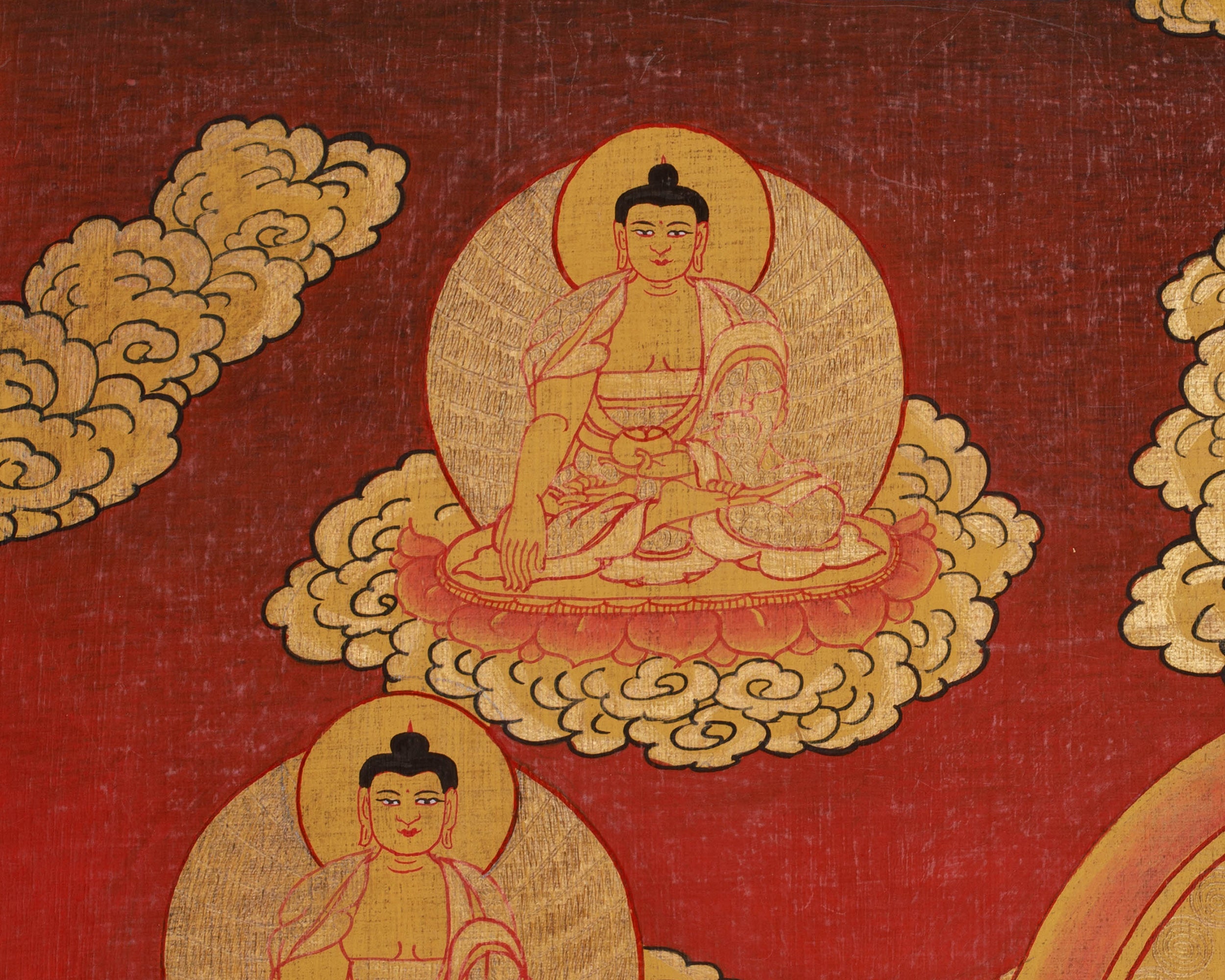 Chenrezig Sacred Buddhist Thangka | Avalokiteshvara Compassion Art