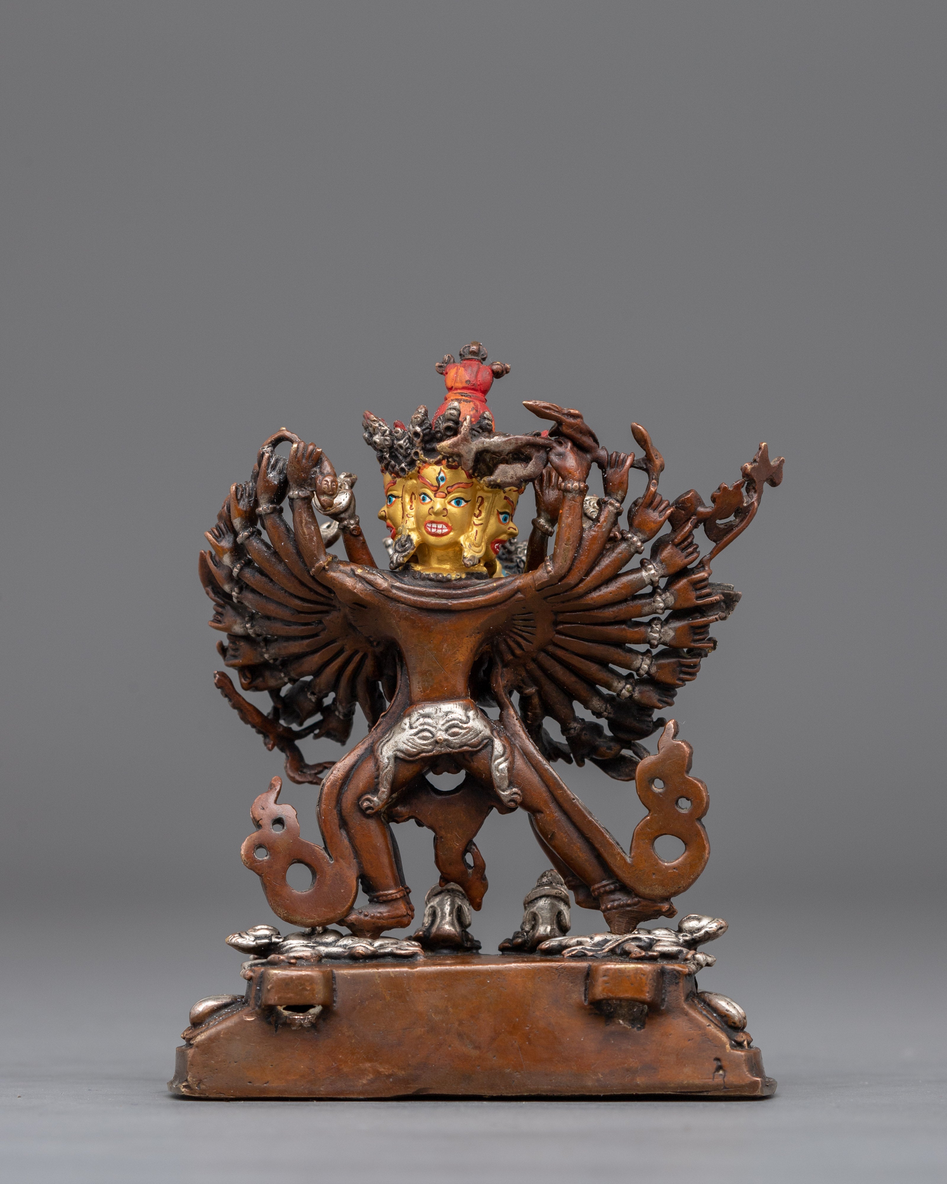 Tibetan Buddhist Kalachakra Sculpture | Symbolizing the Ability to Handle All Situations