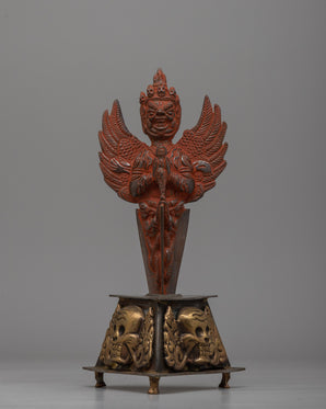 Sacred Brass Phurba | Traditional Buddhist Ritual Dagger for Altar and Ceremonial Use