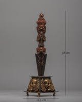 handcrafted Phurba
