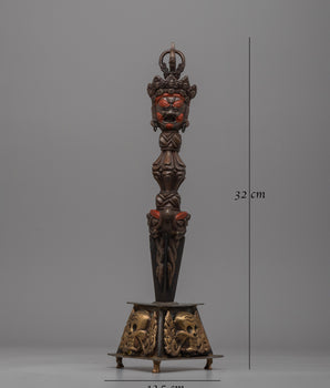 Sacred Phurba Ritual Dagger | Tibetan Buddhist Tool for Spiritual Practices
