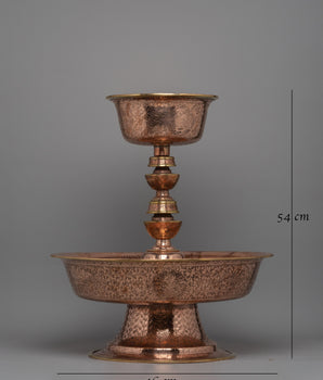 Elegant Serkyem Ritual Tool | Tool for Sacred Offerings and  A Ritual Treasure for Prayer