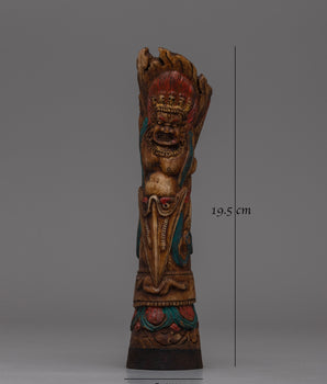 Handcrafted Mahakala Statue | Guardian of Tibetan Buddhism