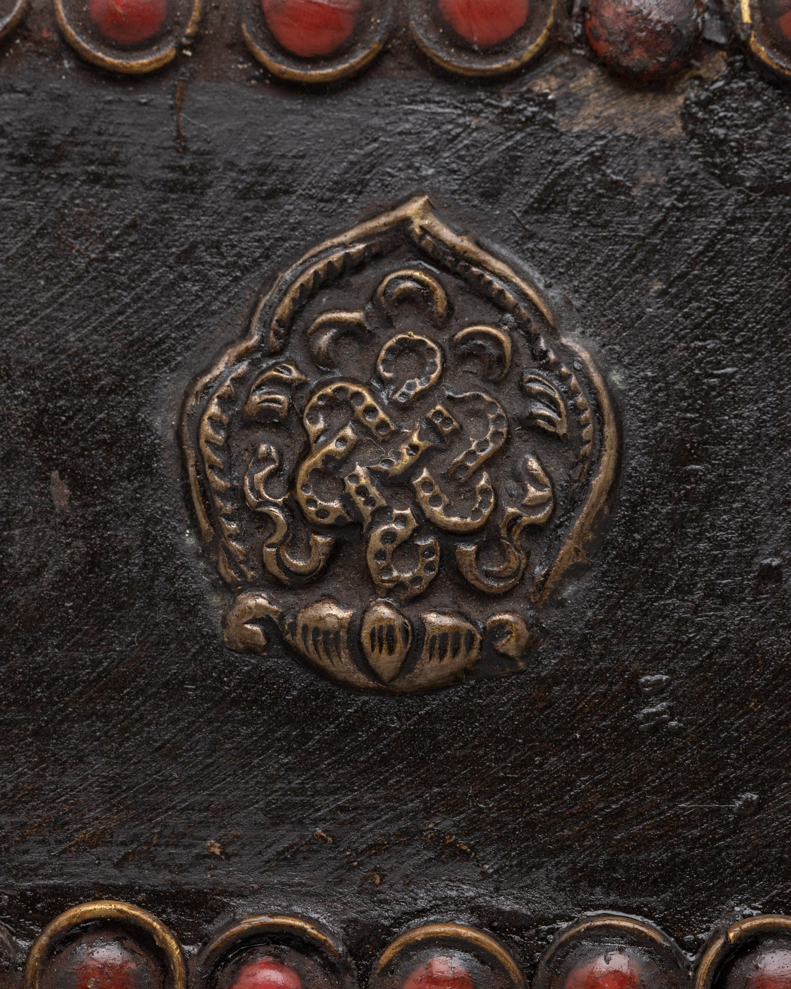 Handcrafted Tibetan Book Cover | Buddhist Ritual and Sacred Text Decor