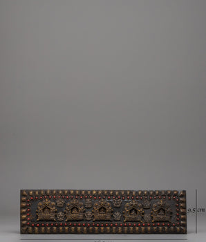 Handcrafted Tibetan Book Cover | Buddhist Ritual and Sacred Text Decor