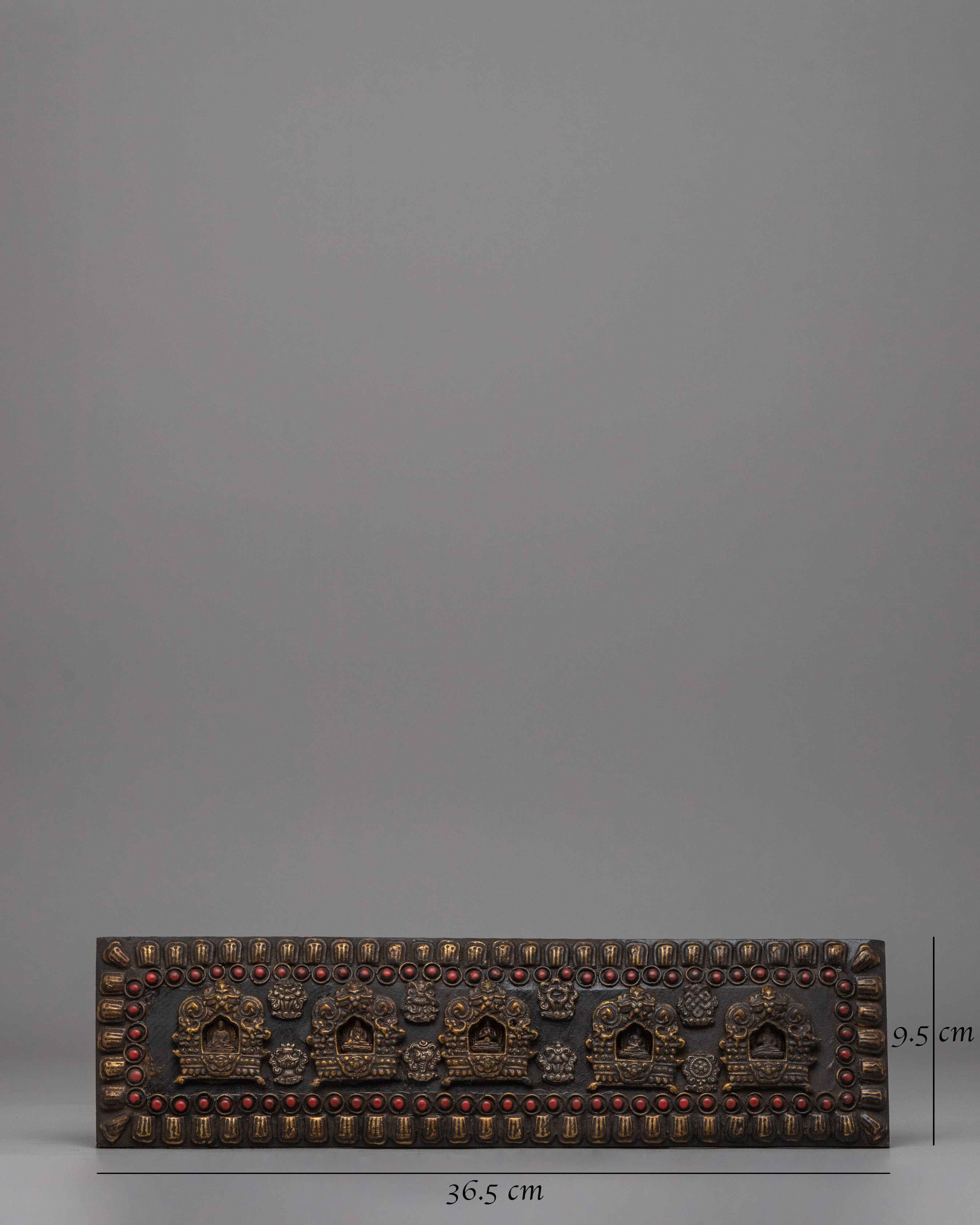 Handcrafted Tibetan Book Cover | Buddhist Ritual and Sacred Text Decor