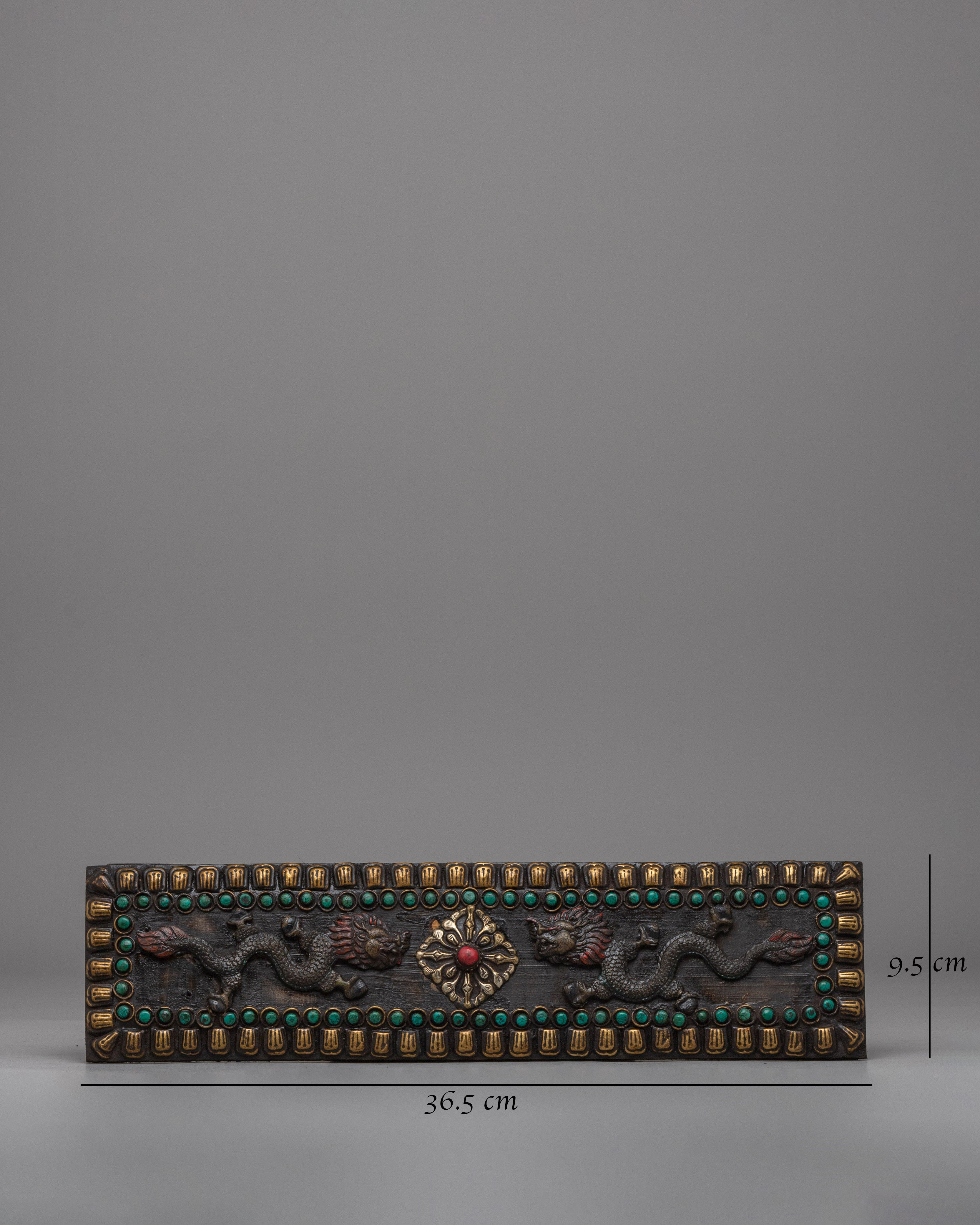 Handcrafted Tibetan Book Cover with Dragon Motif | Perfect for Spiritual Decor