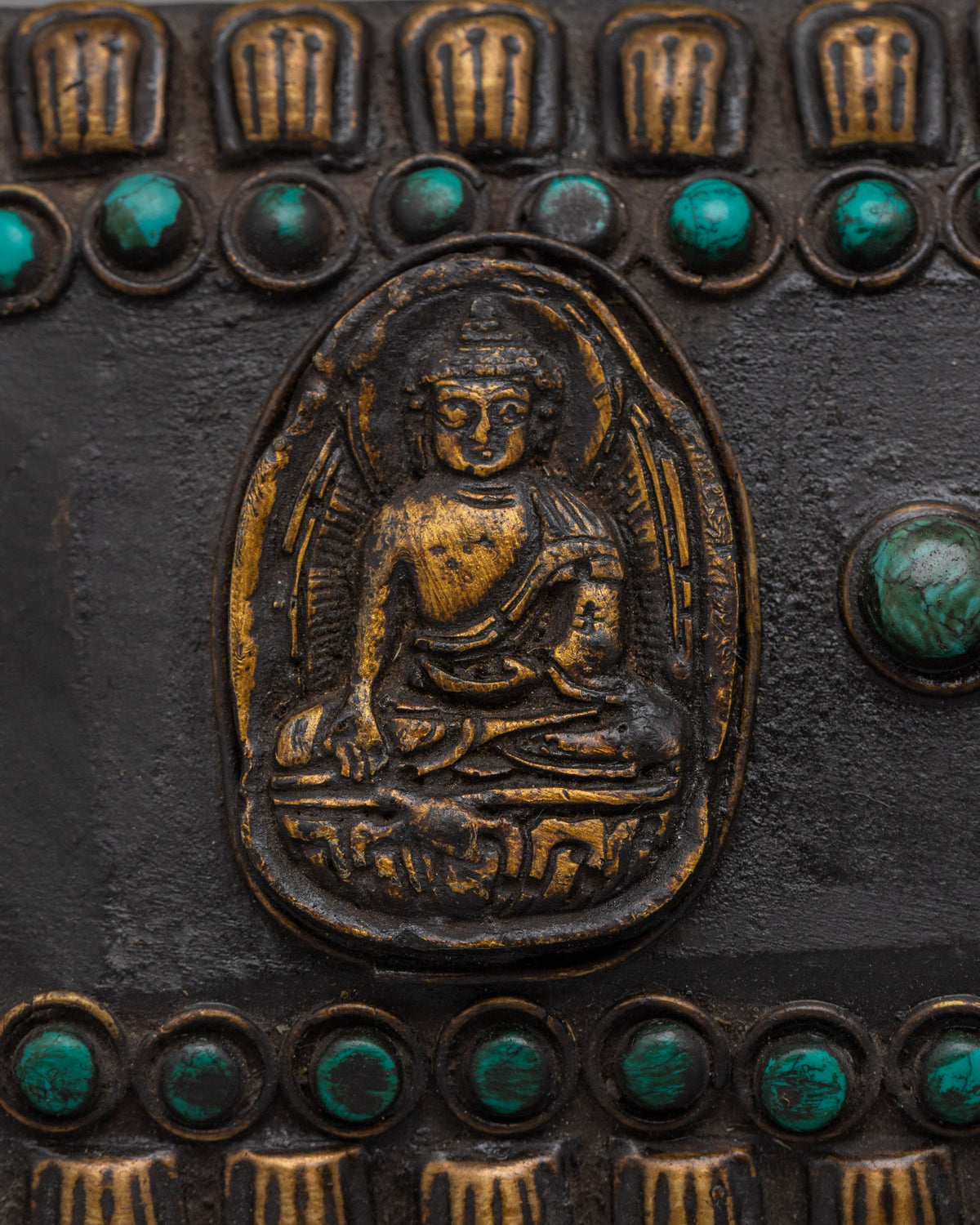 Handcrafted Tibetan Book Cover with Dragon Motif | Perfect for Spiritual Decor