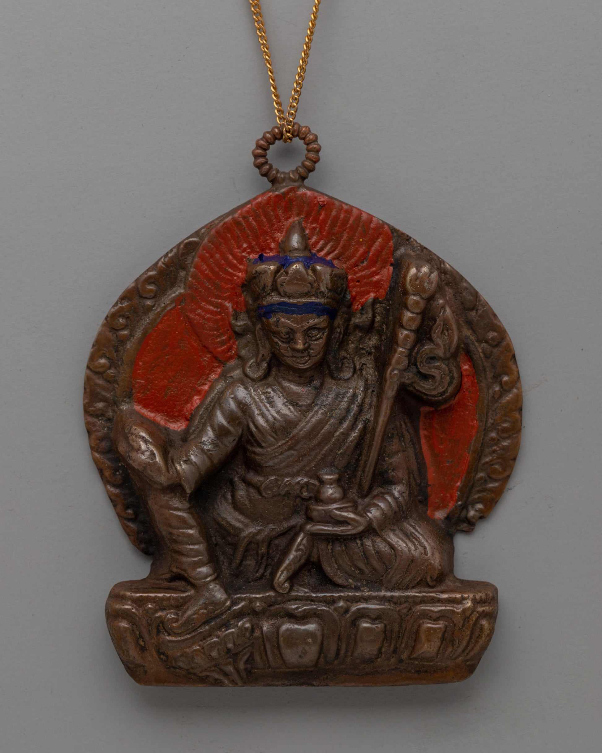 Oxidized Brass Guru Rinpoche Locket 