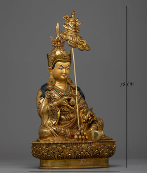 Tantra Guru Norlha Statue | 24K Gold-Gilded Symbol of Abundance
