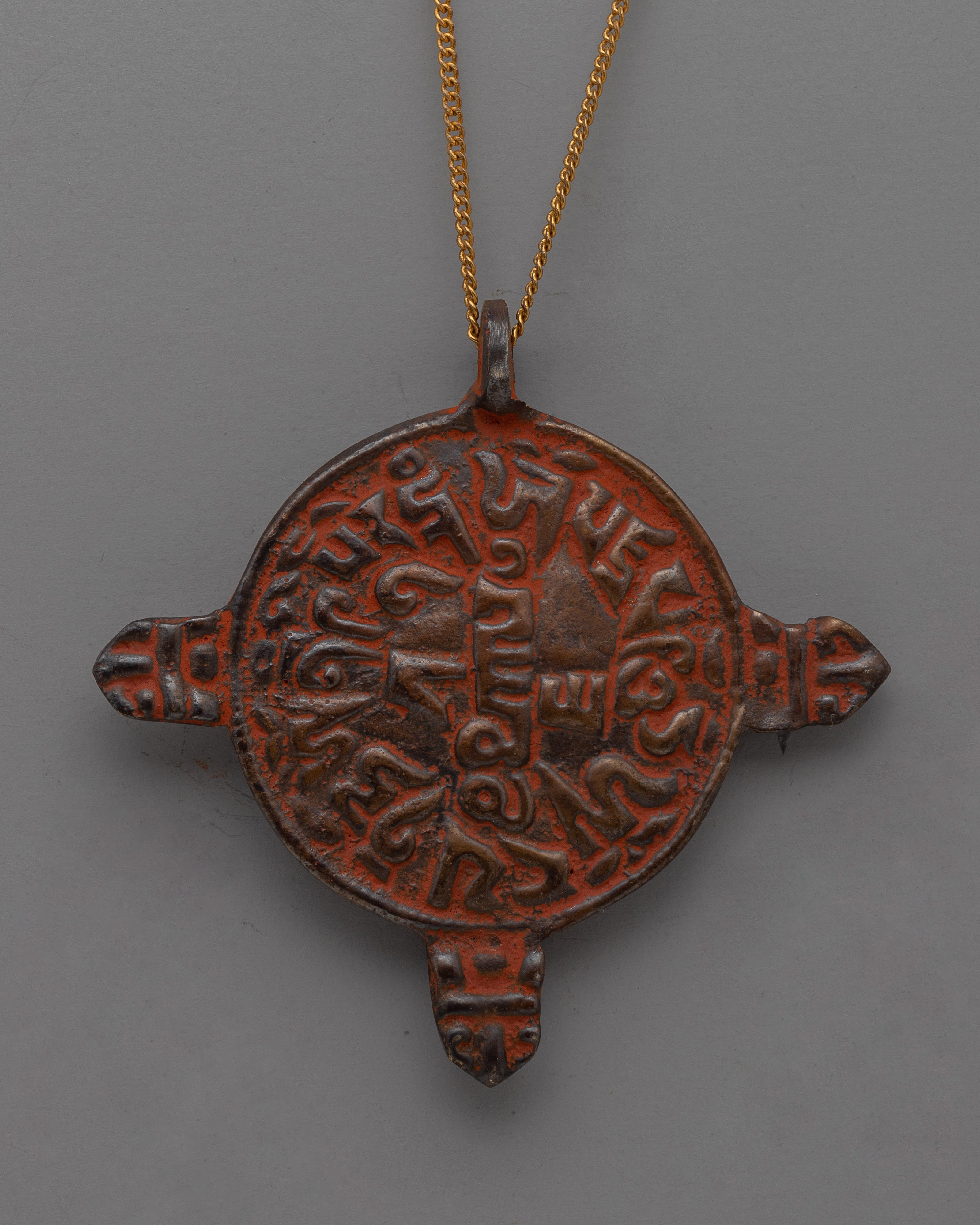 Bronze Mandala Pendant