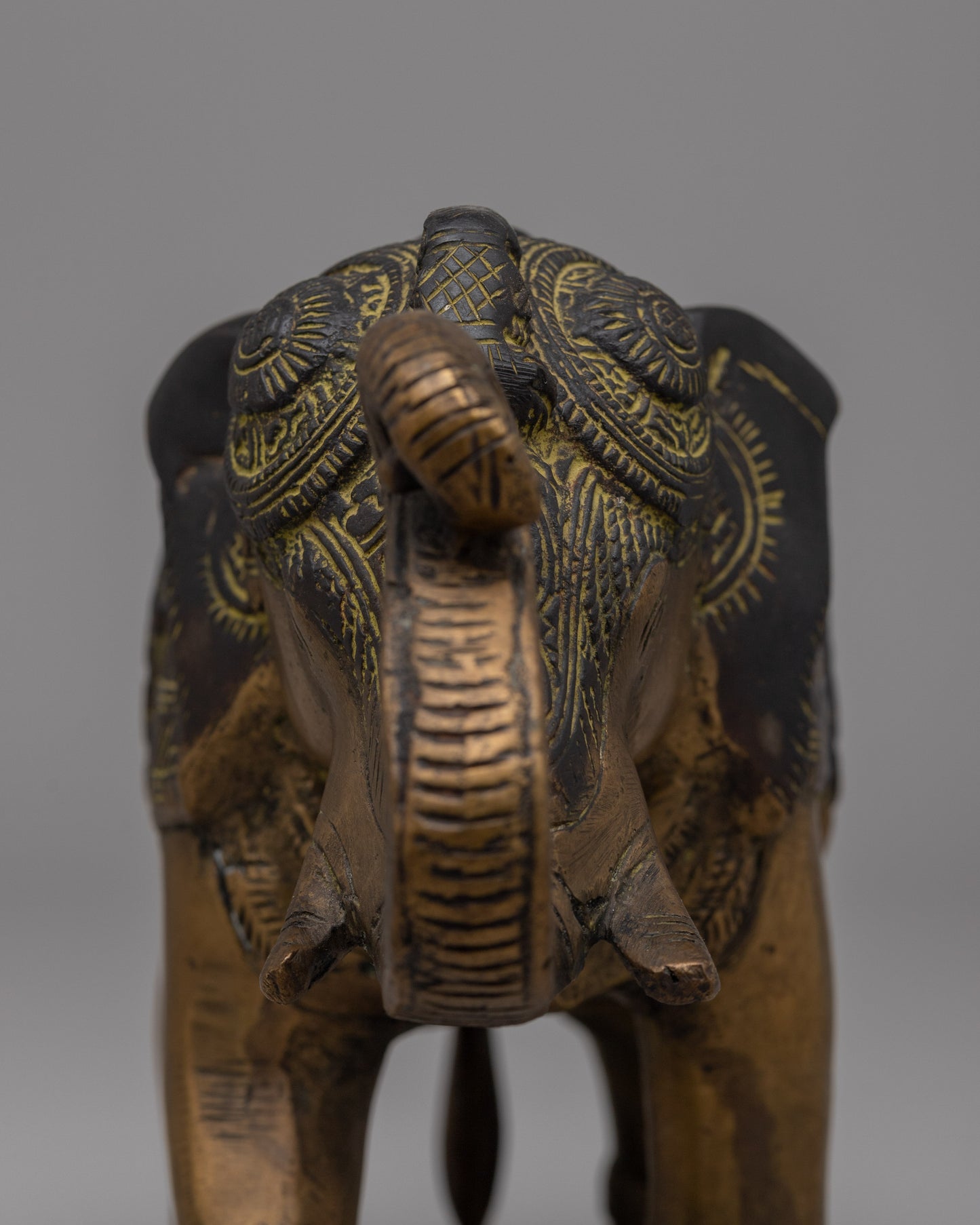 Brass Elephant Figurines | Symbol of Strength and Wisdom