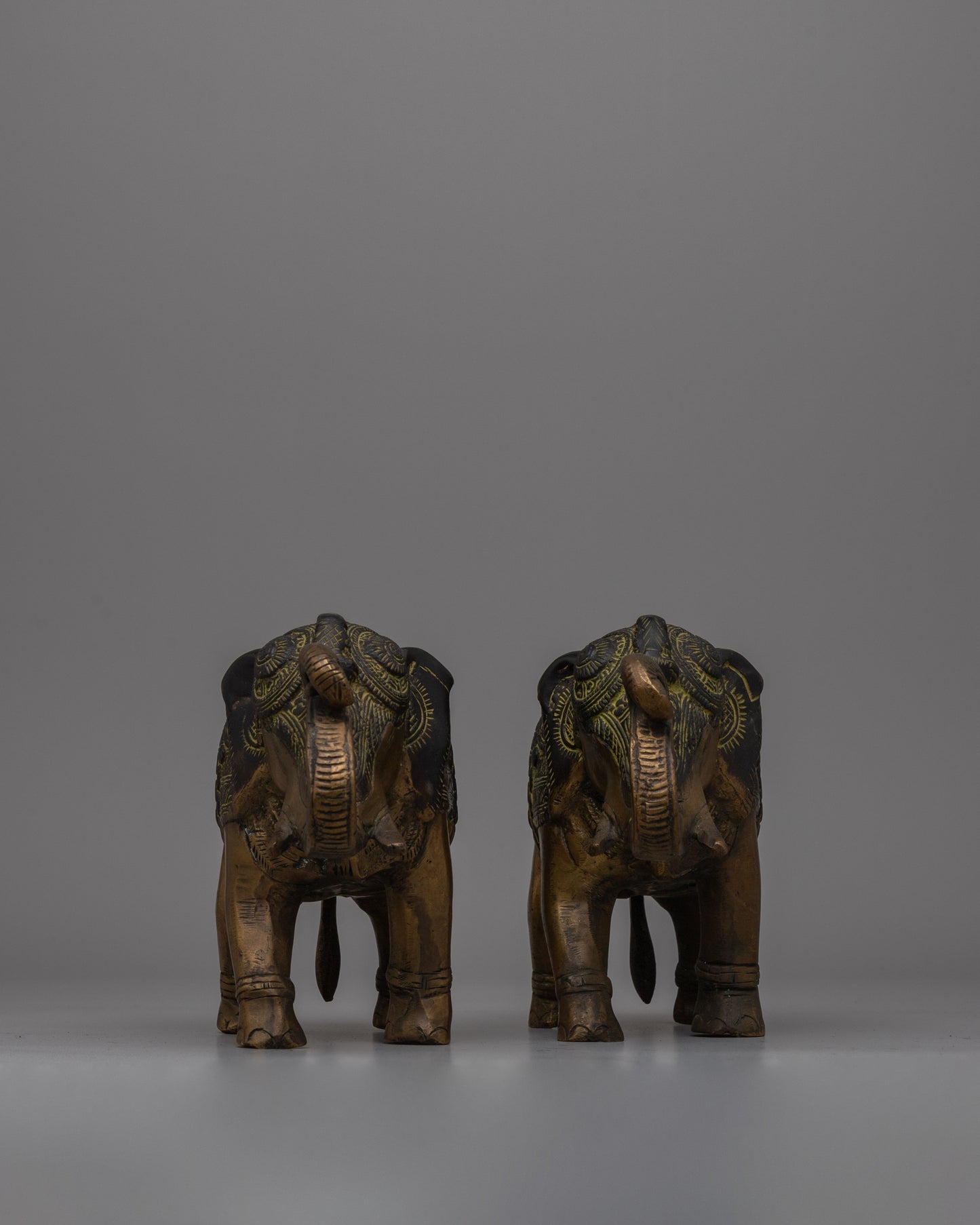 Brass Elephant Figurines | Symbol of Strength and Wisdom