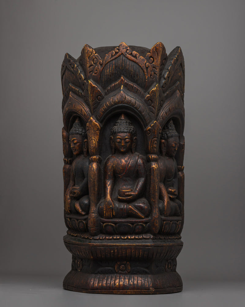 Handcrafted Shakyamuni Buddha Brass Statue