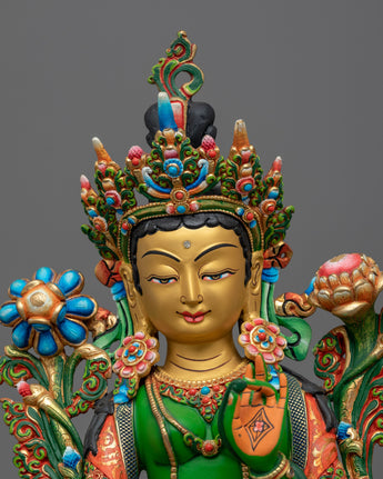 green-tara-colorful-figure