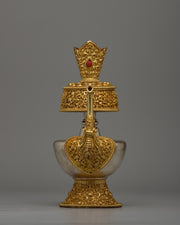 Cultural Gold and Silver Bhumba Artifact 