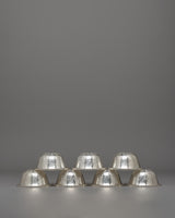 Handcrafted Seven Silver Offering Bowls