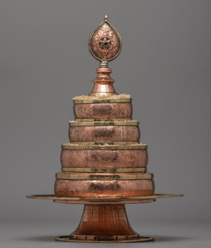 Traditional Buddhist Copper sacred Mandal
