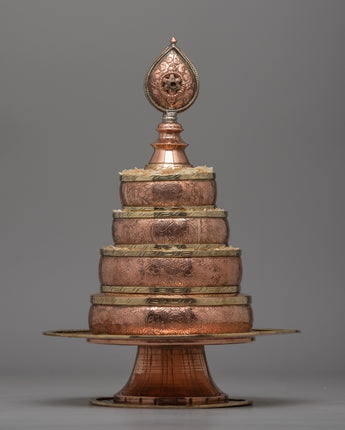 Traditional Buddhist Copper sacred Mandal